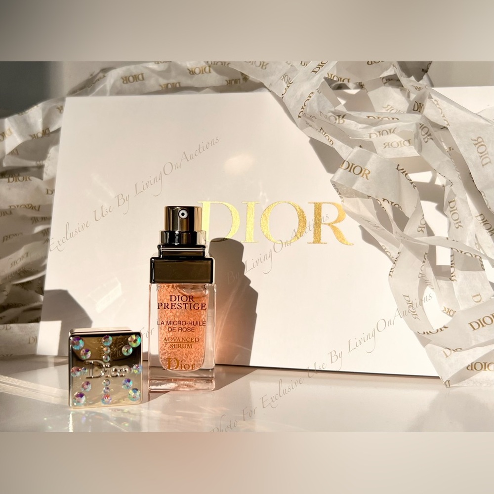 Dior Prestige La Micro Huile De Rose Advanced Serum Mini 5ml .17 Oz W/ CRYSTALS